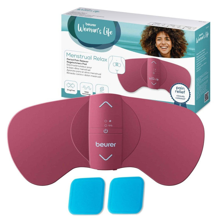 Beurer Menstrual Pain Relief EM 50: Period & Endometriosis Pain Relief with TENS & Heat Pad