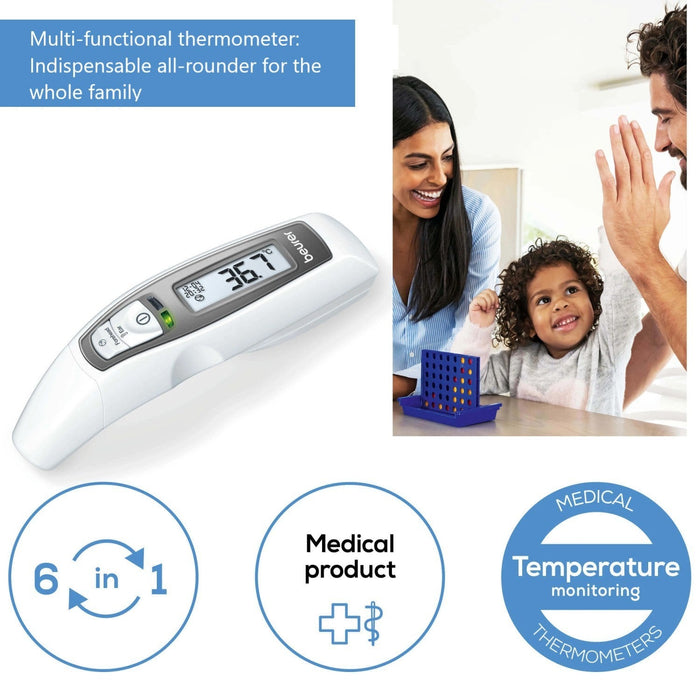Beurer FT 65 Infrared Thermometer for Measurement of Ear, Forehead or Surface Temperatures