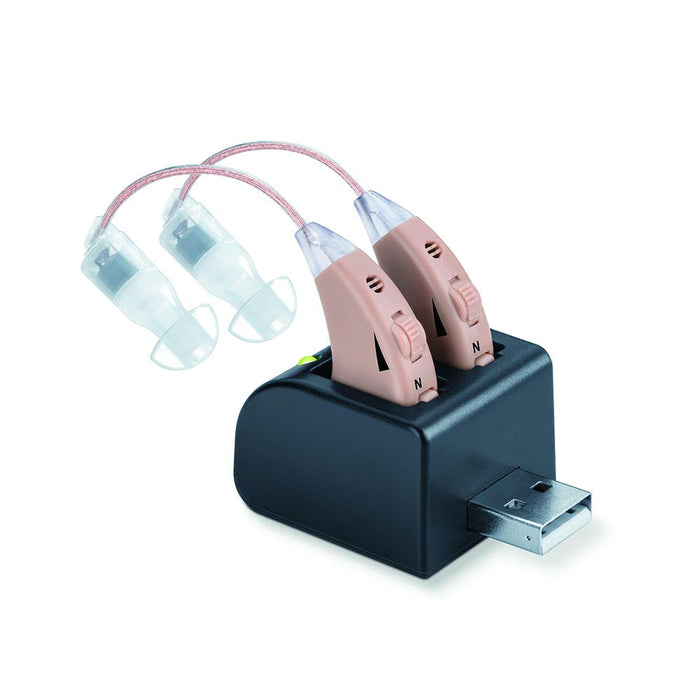 Beurer HA 55 Personal Hearing Amplifiers. Rechargeable. RIC Design. Set of 2
