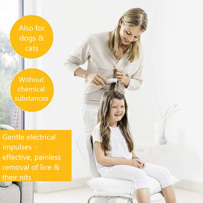 Beurer HT 15 Electric Lice Comb – Safe, Chemical-Free Lice & Nit Removal for Children & Pets