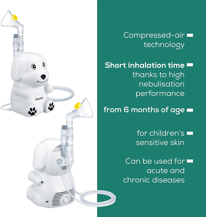 Beurer Nebuliser IH 24 KIDS Dr Dog Nebulizer for Children & Babies 6 Months Up