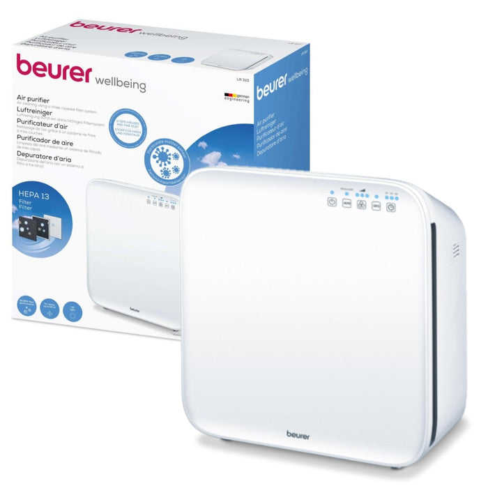 Beurer Air Purifier with HEPA Filter: 99% Cleaner Air for Allergy Sufferers: LR 310 for Rooms up to 54m2