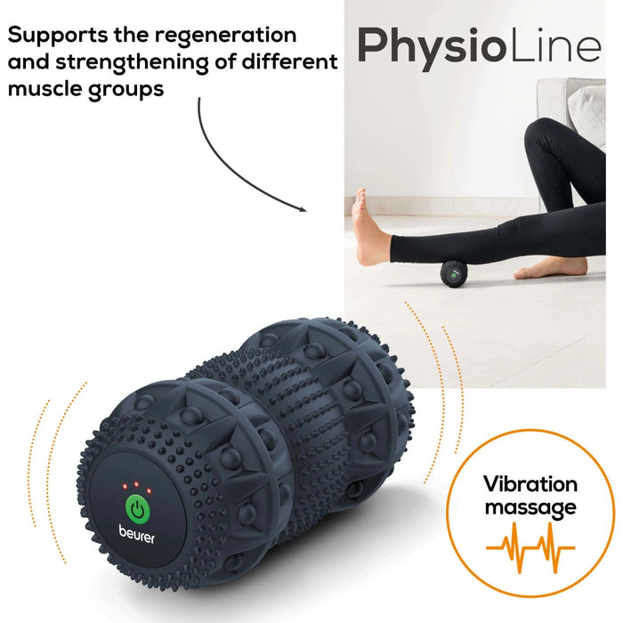 Beurer Massager MG 35 Vibrating Massage Roller | Deep Acting | USB Rechargeable | Targeted Trigger Point Massage | 3 Intensities
