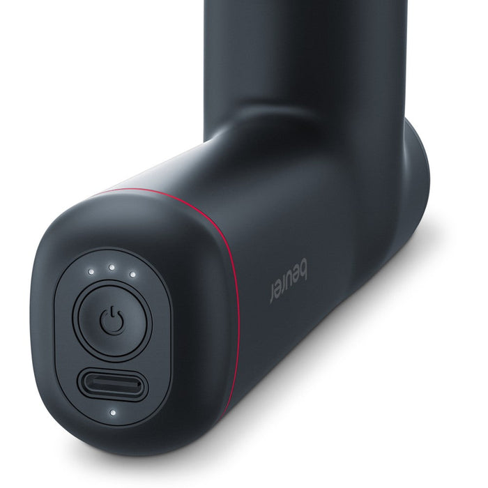 Beurer MG 79 Travel Massage Gun: Powerful Trigger-Point Massage for All Muscle Groups, Ideal for Sensitive Areas: Black & Bronze
