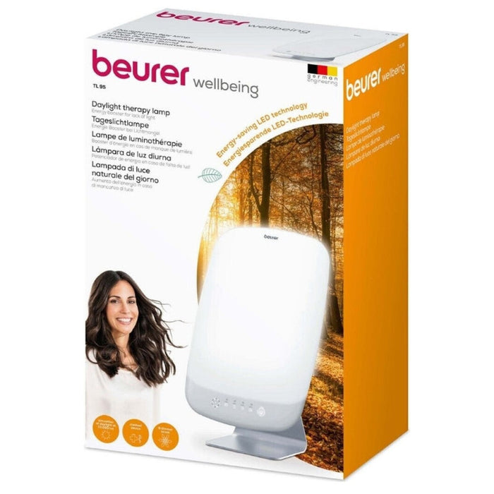 Beurer TL 95 Daylight Therapy Lamp for SAD Therapy. SunLike® LED Boosts Mood, Energy & Focus