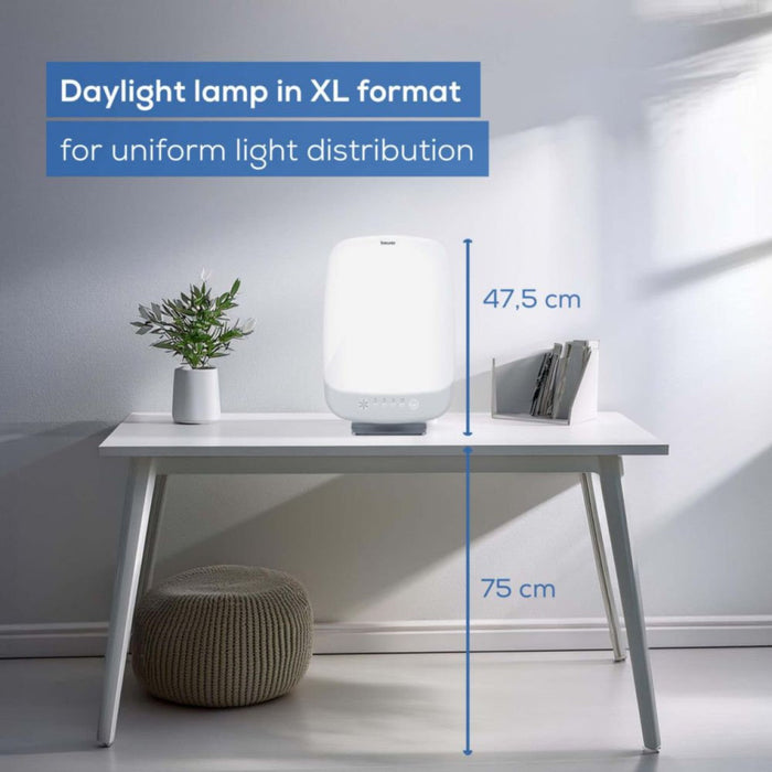 Beurer TL 95 Daylight Therapy Lamp for SAD Therapy. SunLike® LED Boosts Mood, Energy & Focus