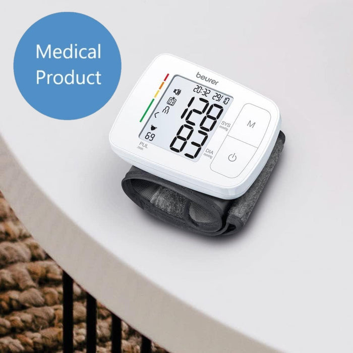 Beurer Germany BC 21 Speaking Wrist Blood Pressure Monitor with Arrhythmia Detection