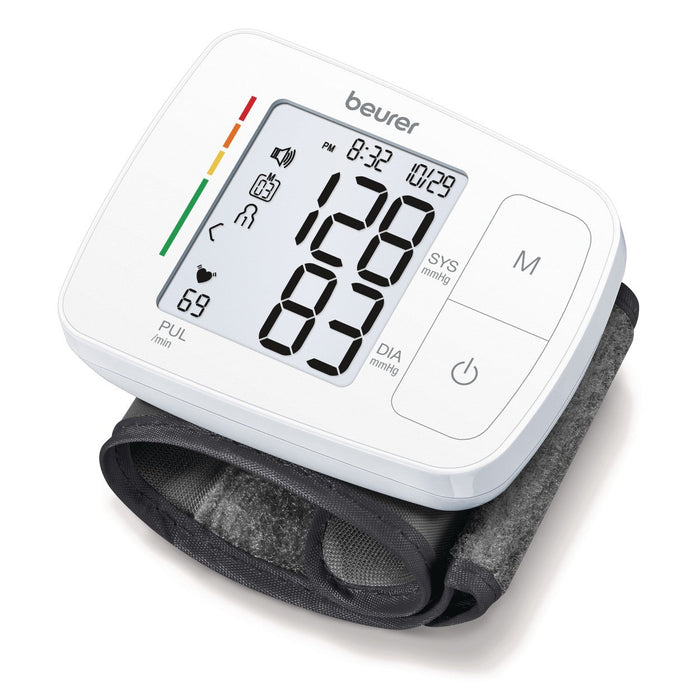 Beurer Germany BC 21 Speaking Wrist Blood Pressure Monitor with Arrhythmia Detection