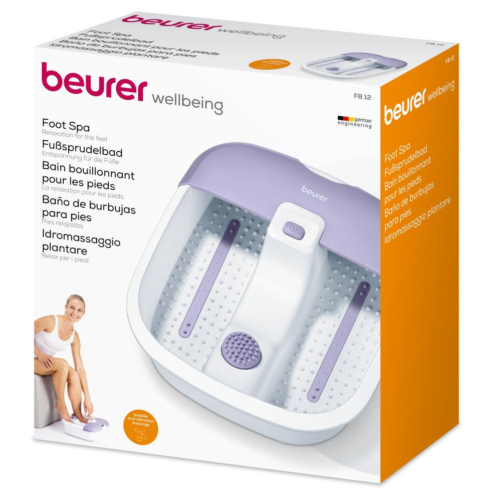 Beurer Foot Spa / Foot Bath: Warm Water, Bubbles, Vibration Massage FB ...