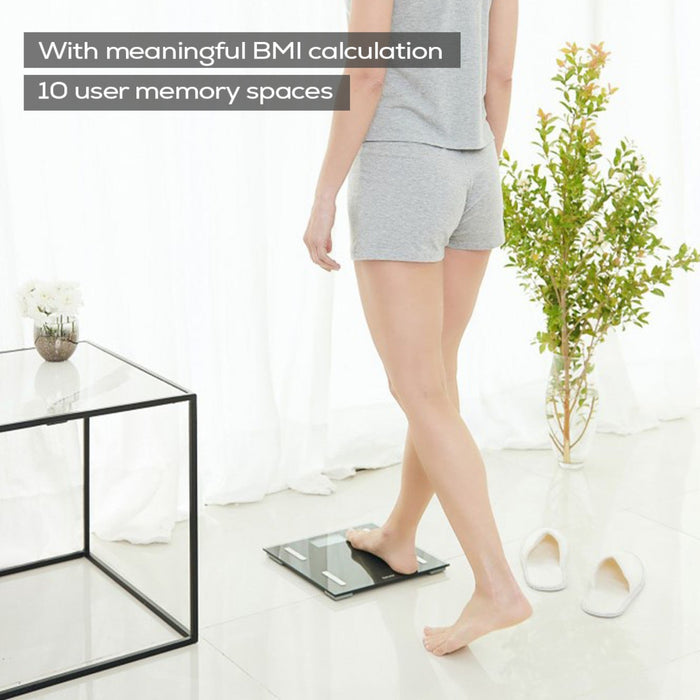 Beurer Germany Diagnostic Scale | Body Fat Bathroom Scale, BMI, Muscle BF 180