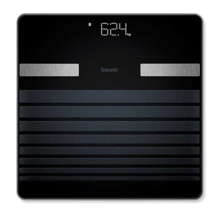 Beurer BF 451 Diagnostic Bathroom Scale | Bluetooth App | Weight, BMI, Body Fat, Water, Muscle, Bone & More