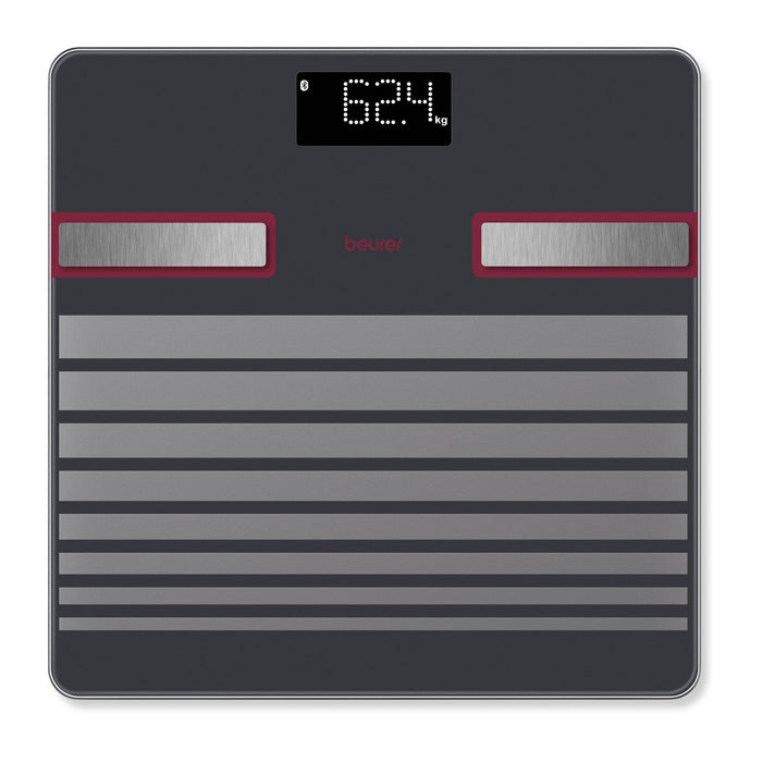 Beurer BF 451 LE25 Diagnostic Bathroom Scale | Bluetooth & App | Weight, BMI, Body Fat, Water, Muscle, Bone & More