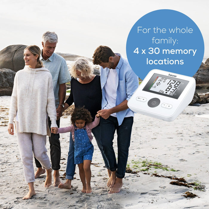 Beurer Germany BM 27 Upper Arm Blood Pressure Monitor | Clinically Accurate | Arrhythmia & Risk Alerts