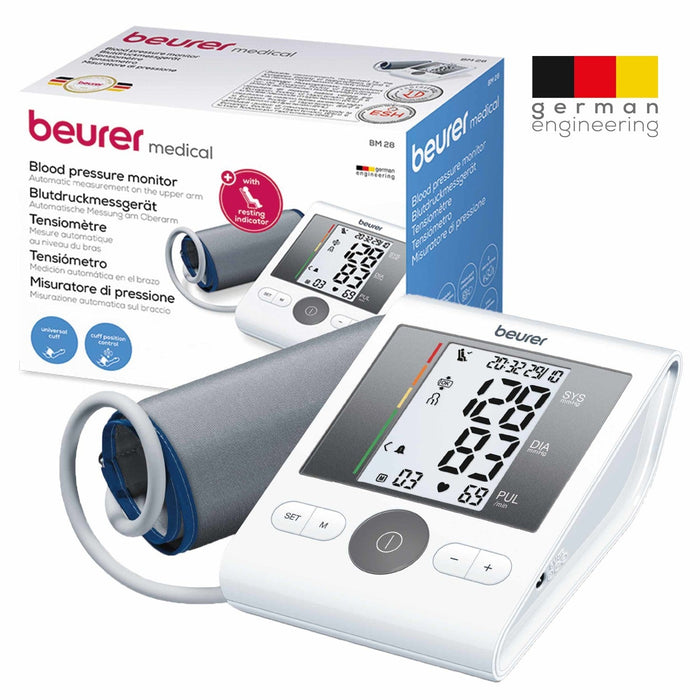 Beurer BM 28 Upper Arm Blood Pressure Monitor with Technology to Ensure Proven Accuracy