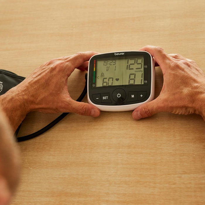 Beurer BM 40 Upper Arm Blood Pressure Monitor with Mains Adaptor and XL Display