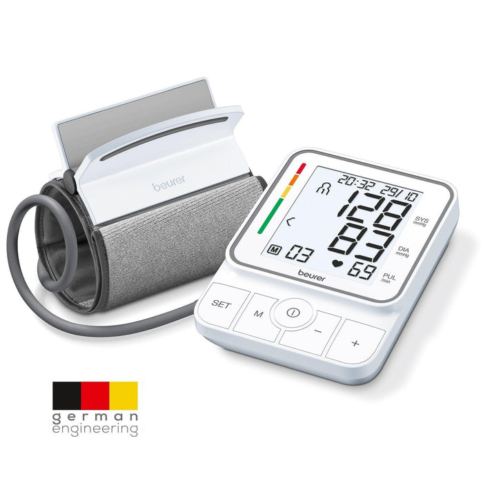 Beurer Germany BM 51 Upper Arm Blood Pressure Monitor | EasyClip Cuff & XL Display