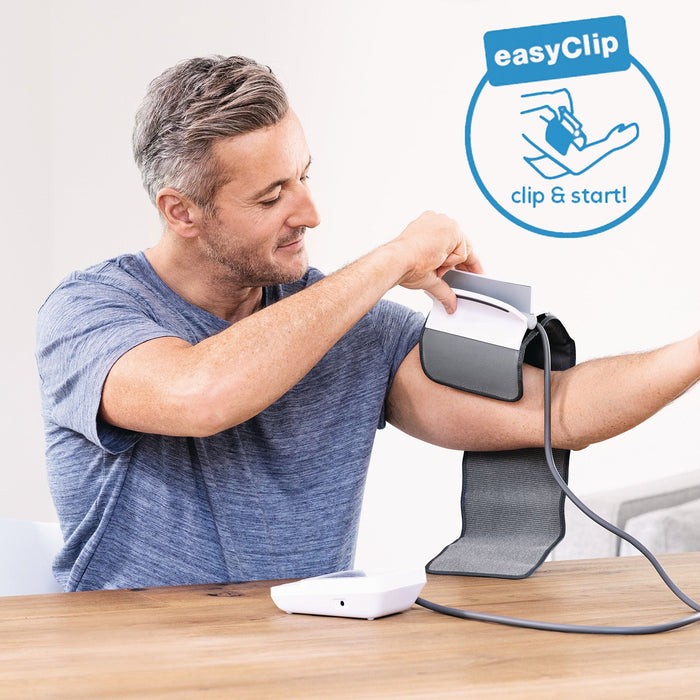 Beurer Germany BM 51 Upper Arm Blood Pressure Monitor | EasyClip Cuff & XL Display