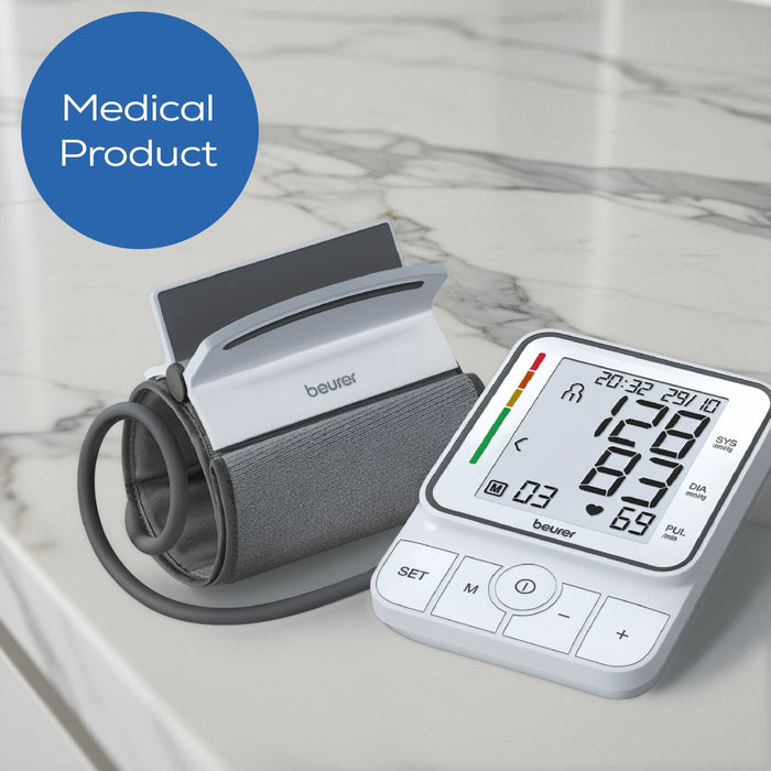 Beurer Germany BM 51 Upper Arm Blood Pressure Monitor | EasyClip Cuff & XL Display