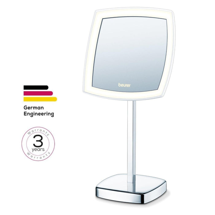 Beurer Germany BS 99 LED Cosmetic Mirror | 5X Magnification. Bright Adjustable LED Light | Precise Makeup & Grooming
