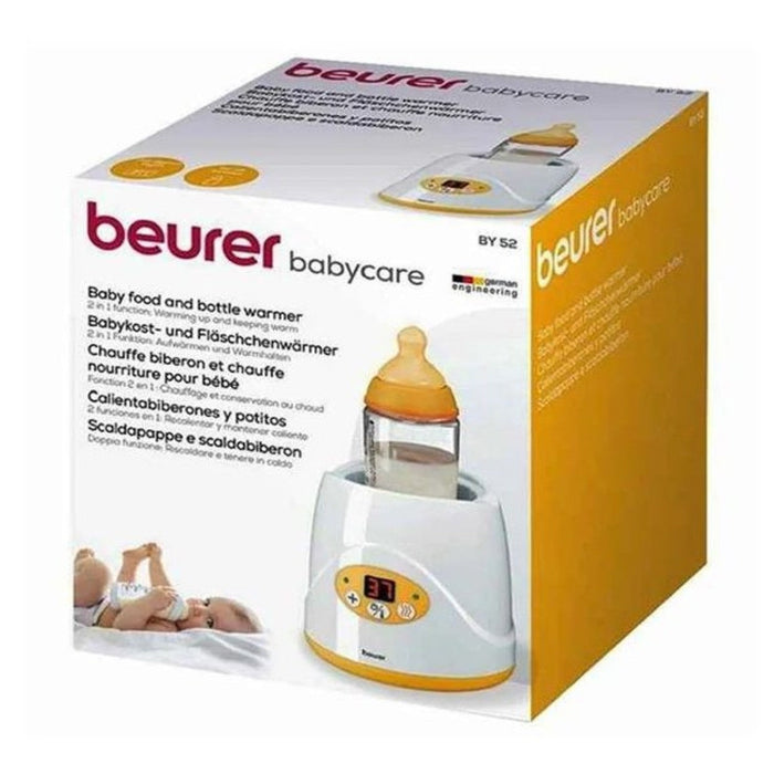 Beurer BY 52 Baby Food & Bottle Warmer | 2-in-1 | Warms Baby Food & Bottles & Keeps Them Warm