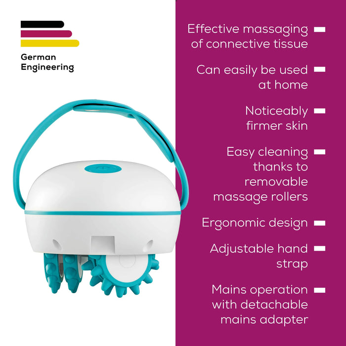 Beurer CM 51 Electric Anti-Cellulite Massager. Target & Firm Orange Peel Skin. Mains Powered. 2 Intensity Levels