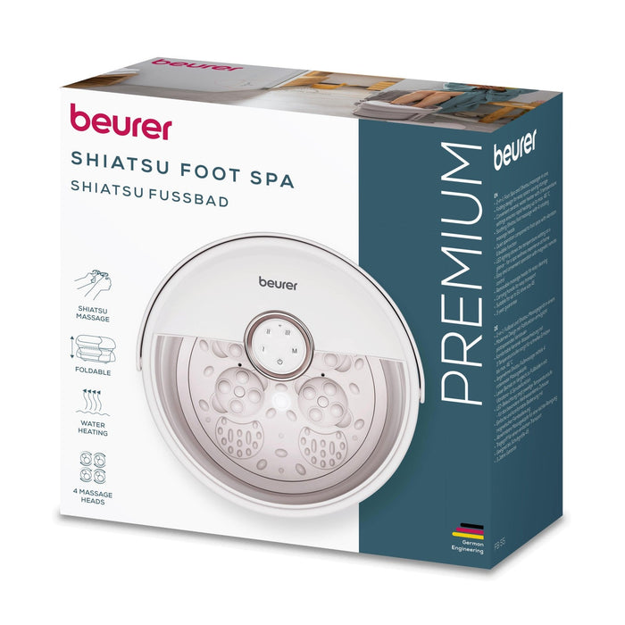 Beurer Germany Shiatsu Foot Spa with Warm Water, Stores Flat FB 55