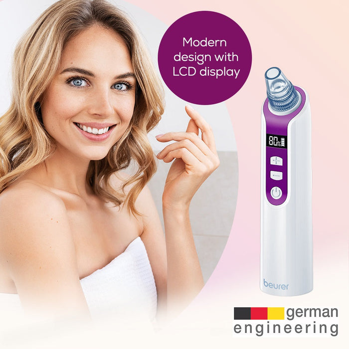 Beurer FC 41 Pore Cleanser: Power Deep Vacuum Cleanser Rechargeable via USB