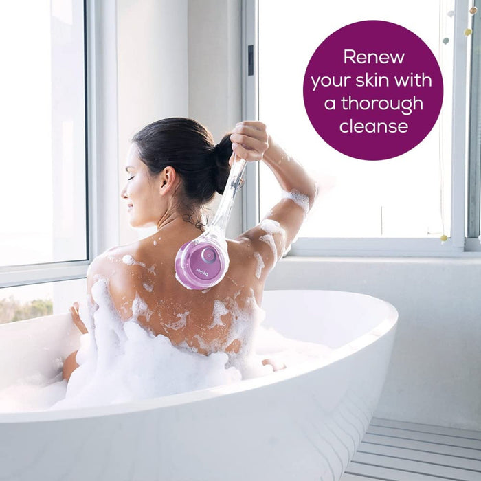 Beurer FC 55 Rechargeable Body Brush: Cleanse & Exfoliate. Removeable Handle. Waterproof
