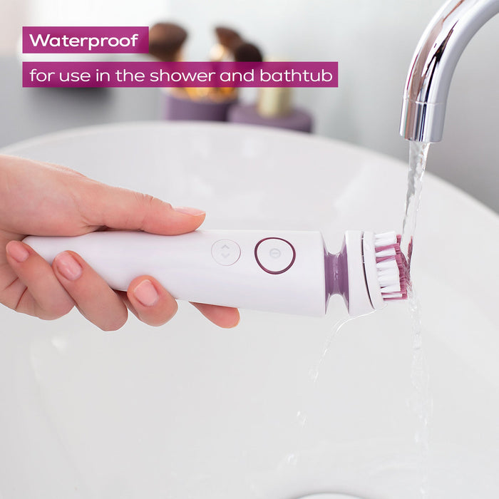 Beurer FC 95 Facial Brush | Deep Cleansing | 4 Attachments | Waterproof IPX7 | Rechargeable