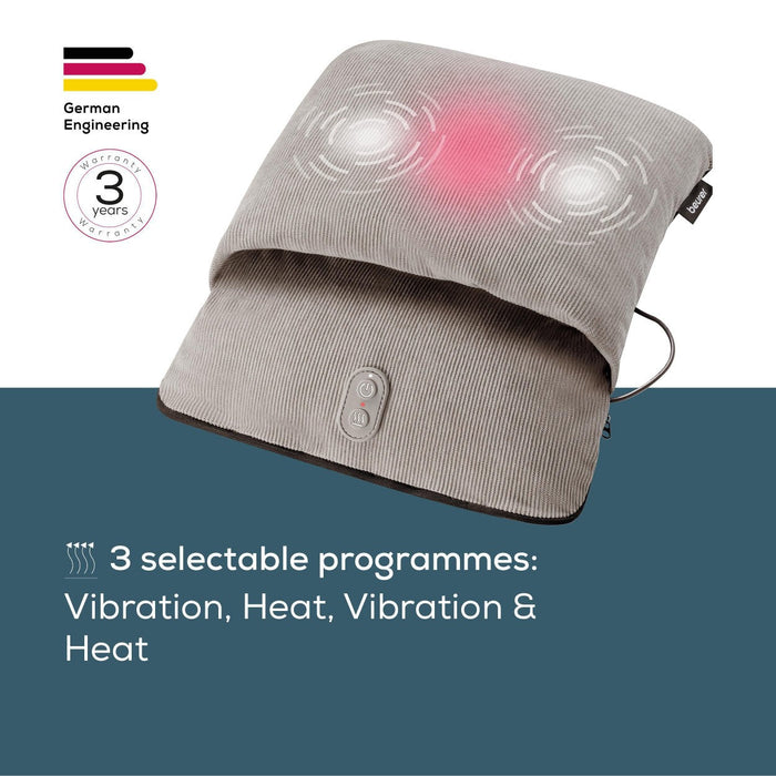 Beurer FM 28 2-in-1 Foot Massager & Foot Warmer | Vibration, Heat or Vibration & Heat Options | USB-C Mains Powered