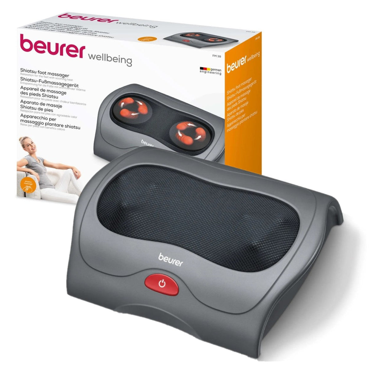 Beurer FM 39 Foot Massager: Shiatsu Massage with Optional Heat Functio ...