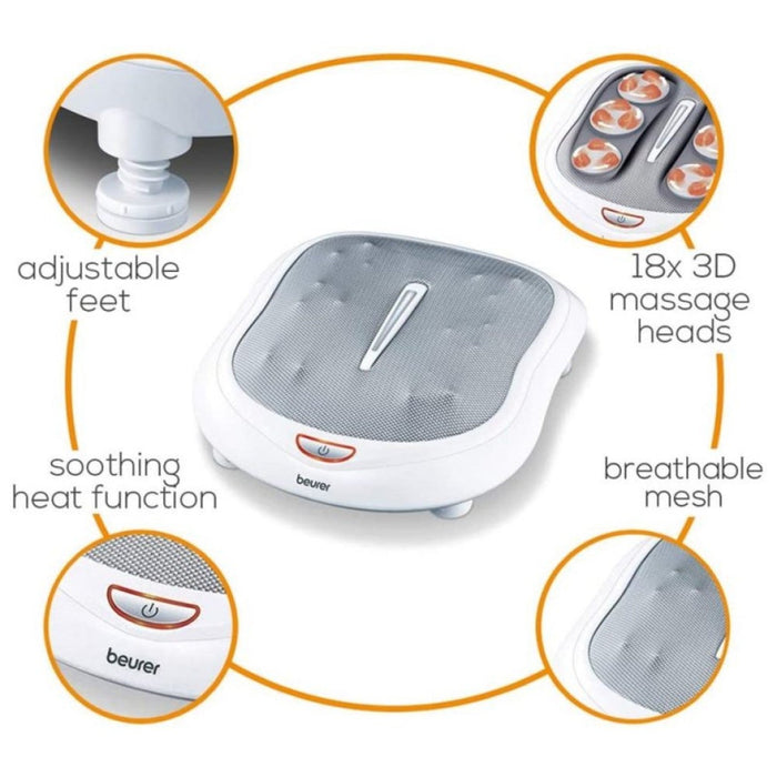 Beurer Germany Shiatsu Foot Massager | Optional Heat Therapy | Relax | Aid Circulation | FM 60