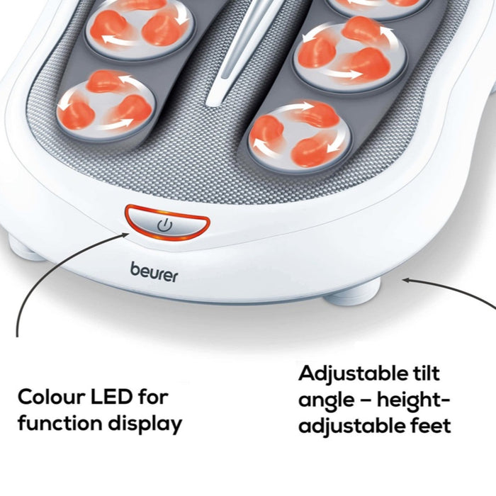 Beurer Germany Shiatsu Foot Massager | Optional Heat Therapy | Relax | Aid Circulation | FM 60