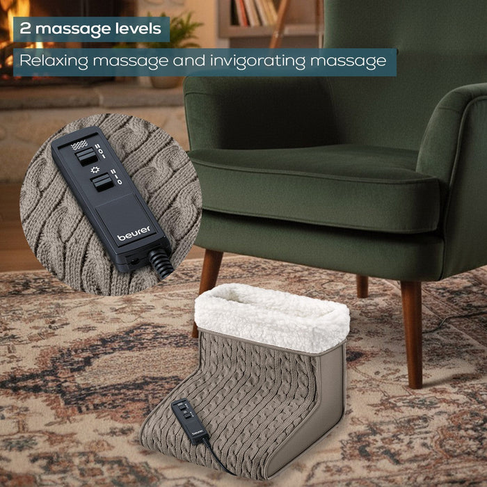 Beurer Electric Foot Warmer & Massager FWM 45 Warmth & Massage Functions