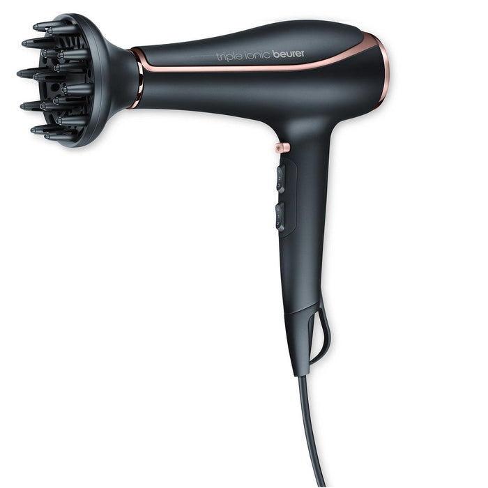 Beurer Germany Hair Dryer HC 80 Fast Drying, Triple Ionic Function, Variable Heat & Speed, 2200W