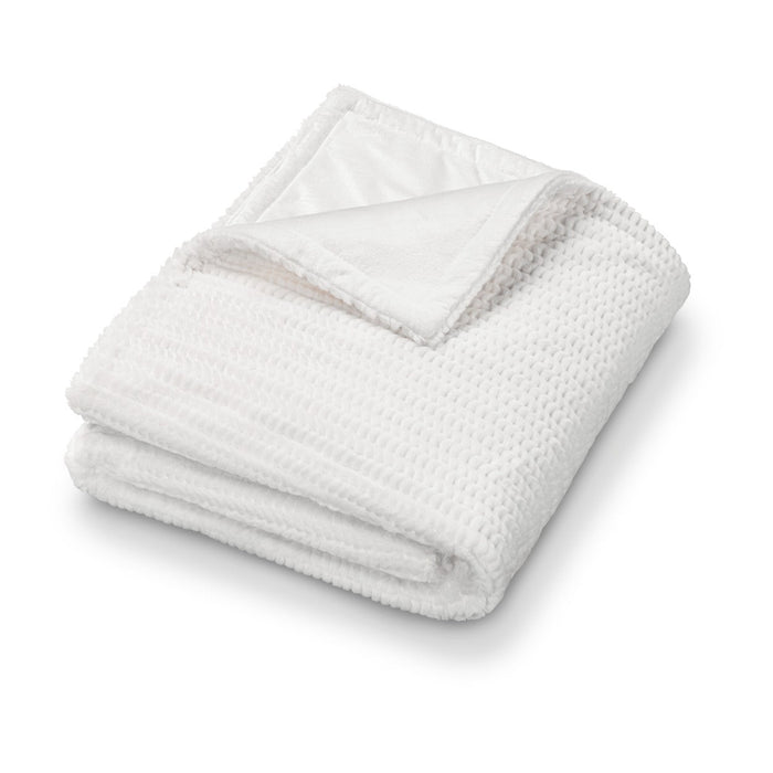 Beurer Electric Blanket HD 82 Helsinki | Portable Heated Throw for Sofa, Bed or Study | White | 130 x 180 cm
