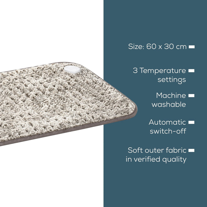 Beurer HK 123 XXL Nordic Heating Pad: Low Energy Use Cosy Heat Pad XXL 60x30cm in Taupe