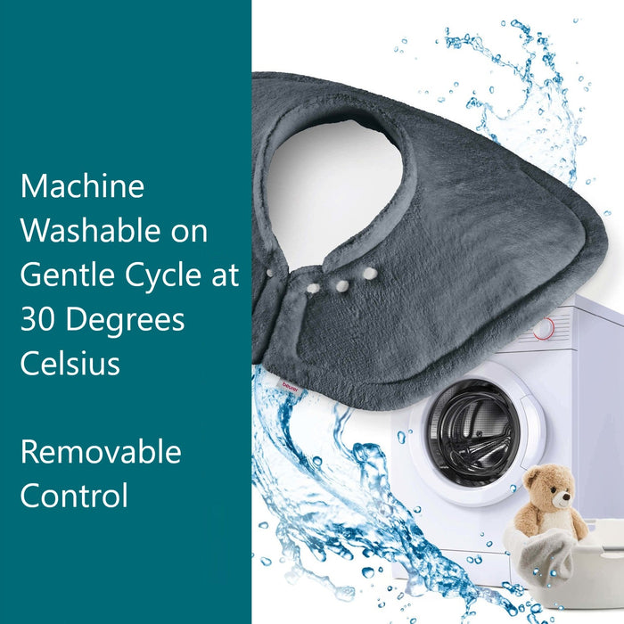 Beurer HK 54 GREY Cosy Electric Heat Pad for Shoulders & Neck