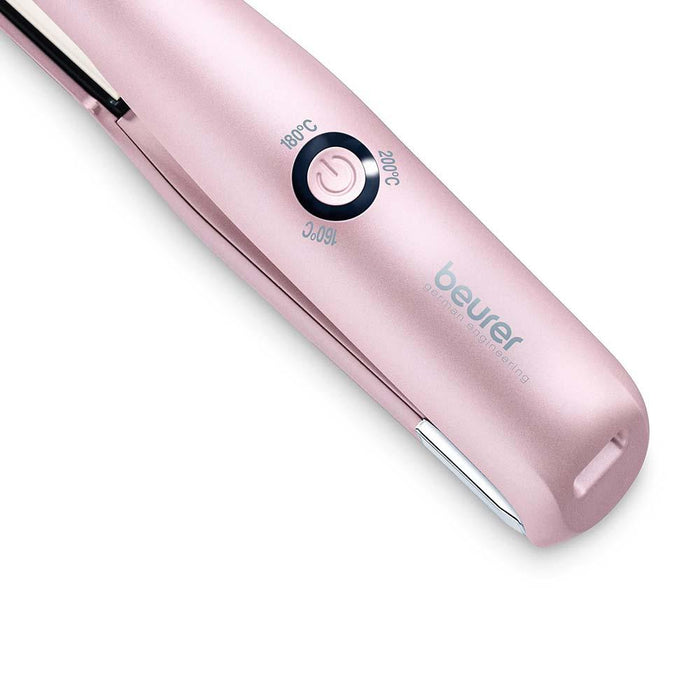 Beurer Hair Straightener: Cordless USB Rechargeable Compact Travel Straightener HS 20