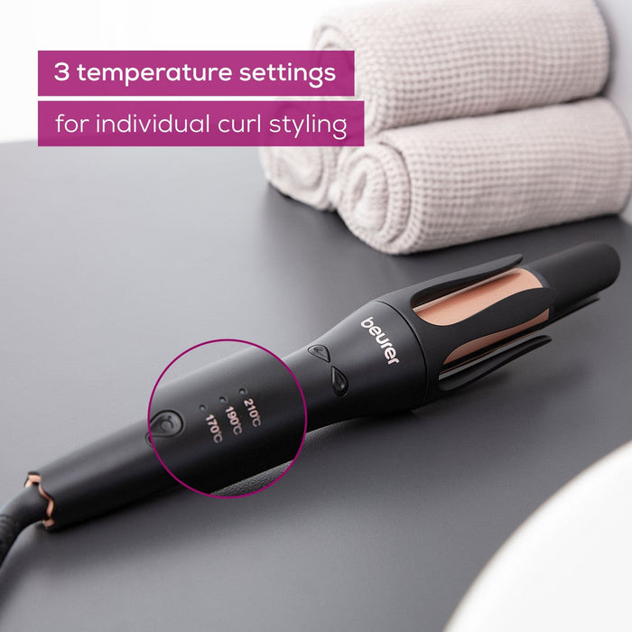 Beurer HT 75 Automatic Hair Curler with Smart Timer & 4-Way Ion Outlet