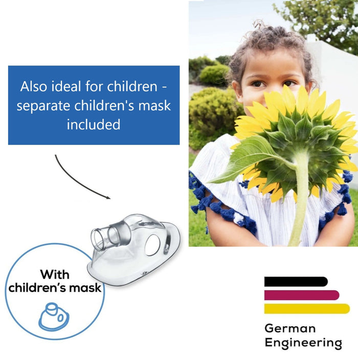 ﻿Beurer IH 18 Compressed Air Technology Nebuliser Including Accessories - Fast, Effective Upper & Lower Airway Relief