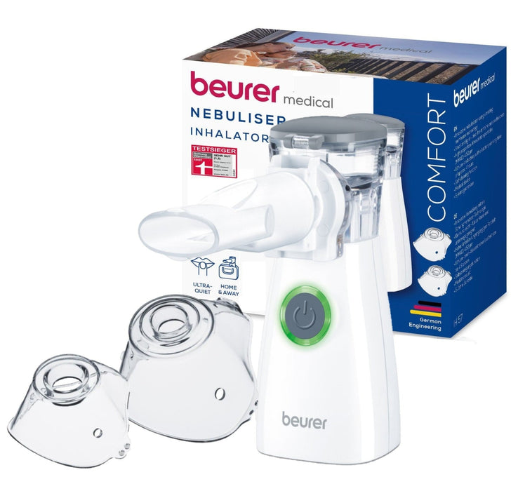 Beurer IH 57 Nebuliser Ideal for Adults, Children & Travel: Compact & USB Rechargeable
