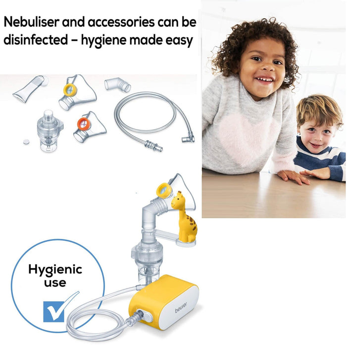 Beurer Germany Kids Travel Nebuliser with Baby & Child Masks IH 58 KIDS