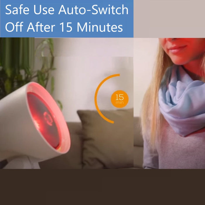Beurer IL 35 Infrared Heat Lamp with Timer for Pain & Cold Relief, Muscle Strain