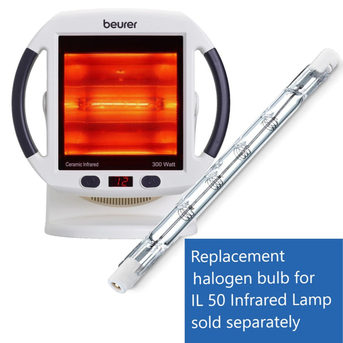 Beurer IL 50 Infrared Heat Lamp | Soothes Colds, Muscle & Joint Strain | Improves Skin Health | 300W