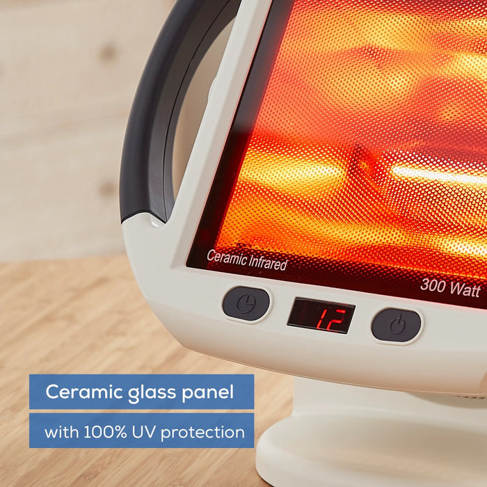 Beurer IL 50 Infrared Heat Lamp | Soothes Colds, Muscle & Joint Strain | Improves Skin Health | 300W