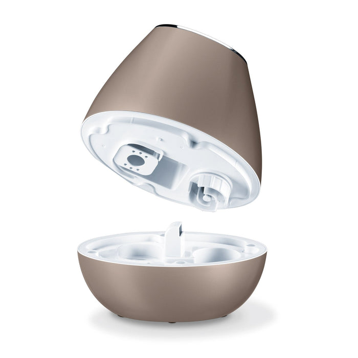 Beurer Germany LB 37 | 2-in-1 Air Humidifier & Aroma Diffuser for All Rooms Up To 20m² | Toffee