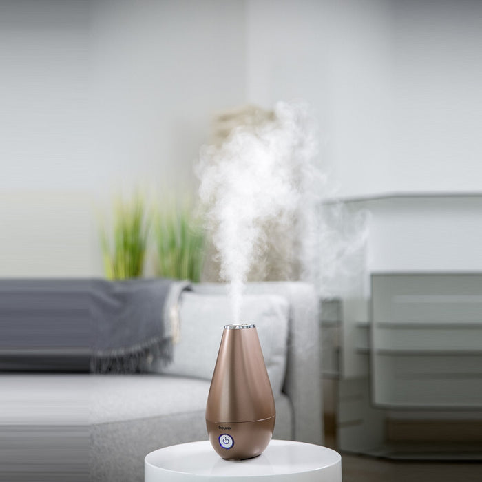 Beurer Germany LB 37 | 2-in-1 Air Humidifier & Aroma Diffuser for All Rooms Up To 20m² | Toffee
