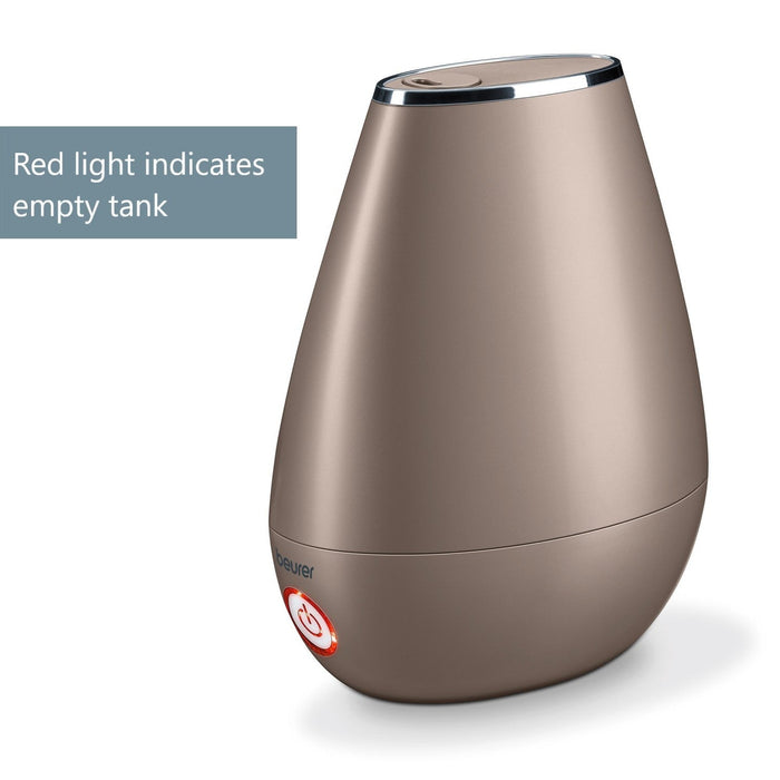 Beurer Germany LB 37 | 2-in-1 Air Humidifier & Aroma Diffuser for All Rooms Up To 20m² | Toffee