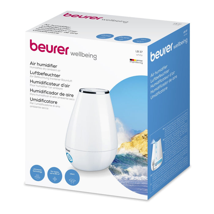 Beurer Germany LB 37 | 2-in-1 Air Humidifier & Aroma Diffuser for All Rooms Up To 20m² | White